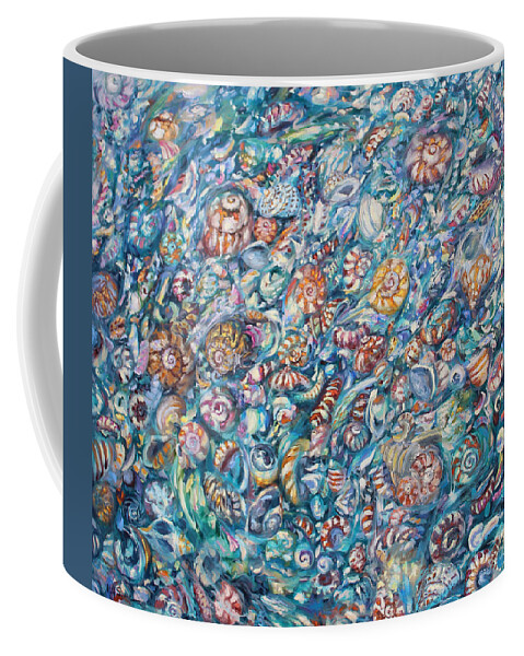 Tide Pool Painting Coffee Mug featuring the painting Tide Pool V by Kristen Olson Stone