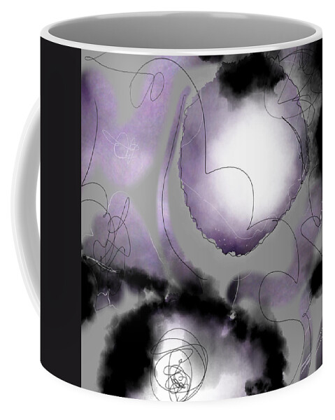 Space Coffee Mug featuring the digital art Time Means Nothing by Amber Lasche