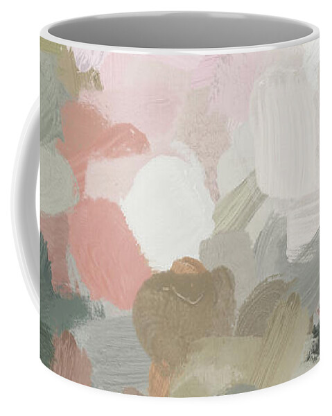 Forest Green Coffee Mug featuring the painting Time to Bloom by Rachel Elise