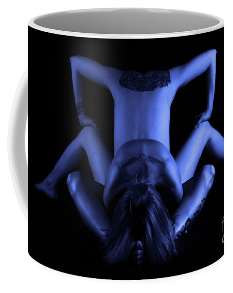 Nude Coffee Mug featuring the photograph Tinge Beetle by Robert WK Clark