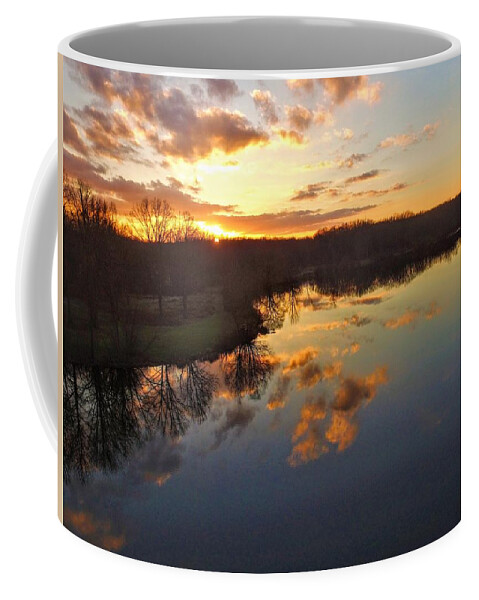  Coffee Mug featuring the photograph Tinkers Creek Park by Brad Nellis