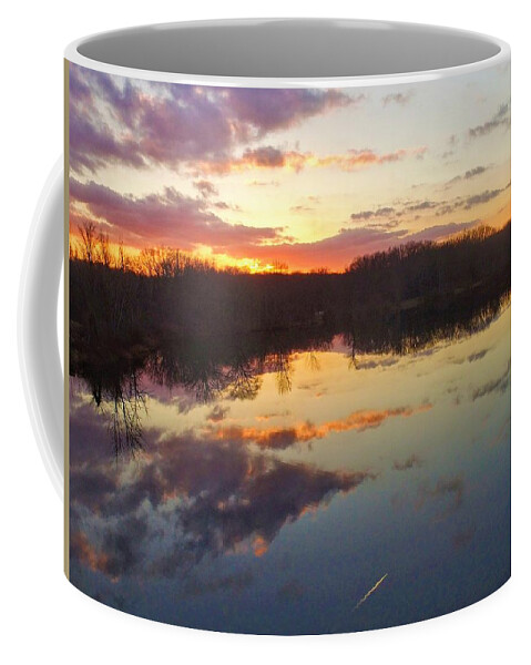 Coffee Mug featuring the photograph Tinkers Creek Park Sunset by Brad Nellis