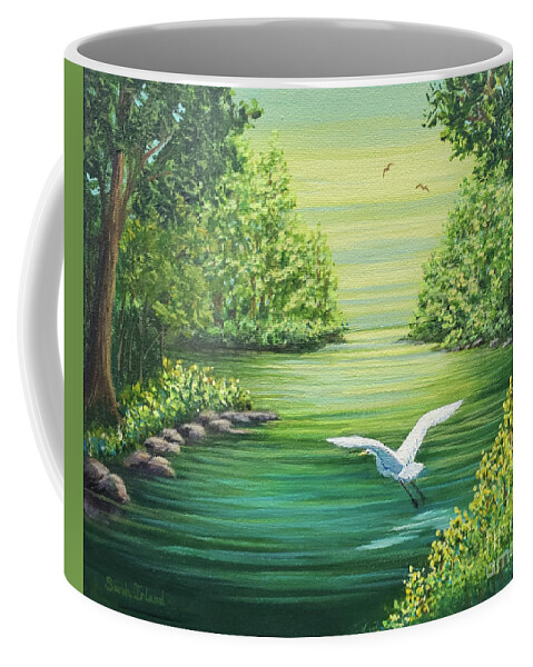 To Coffee Mug featuring the painting To the Light by Sarah Irland