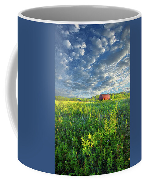 Fineart Coffee Mug featuring the photograph Today I Took a Walk in the Clouds by Phil Koch