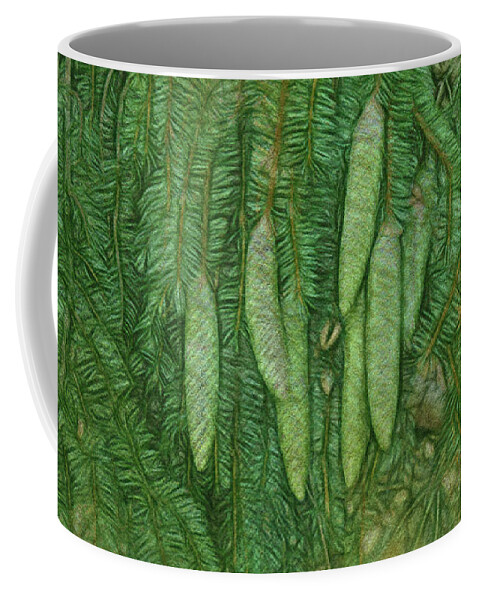 Green Coffee Mug featuring the photograph Tomorrow's dinner by Leslie Montgomery