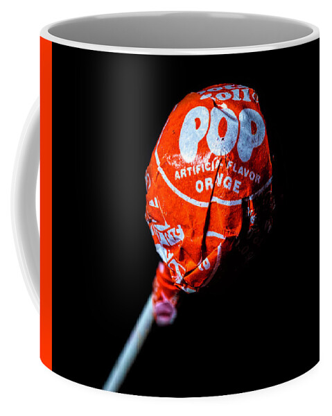  Pop Coffee Mug featuring the photograph Tootsie Roll Pop 4 by James Sage