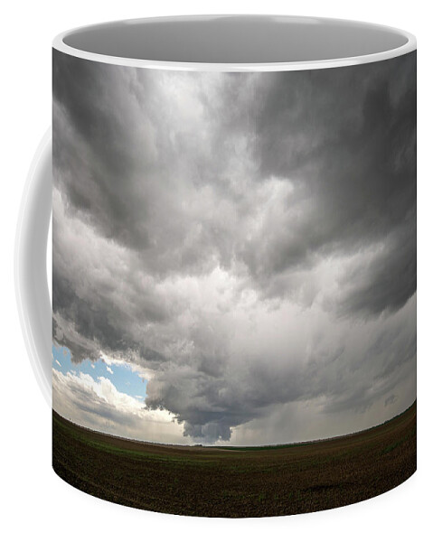 Storm Coffee Mug featuring the photograph Tornado Warned Storm by Wesley Aston