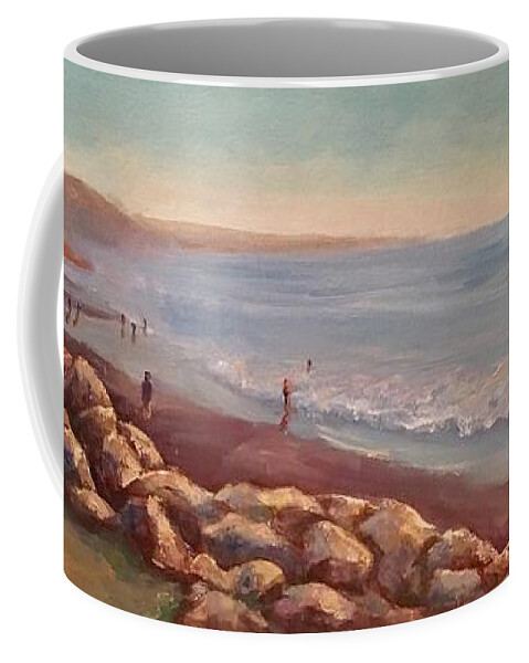 Beach Coffee Mug featuring the photograph Tory Pines Beach at sunset by B Rossitto
