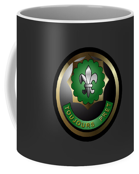Toujours Coffee Mug featuring the digital art TouJours Pret by Bill Richards