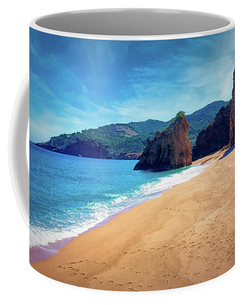 Begur Coffee Mug featuring the photograph Tour of the coast of Begur on the Costa Brava - 9 by Jordi Carrio Jamila