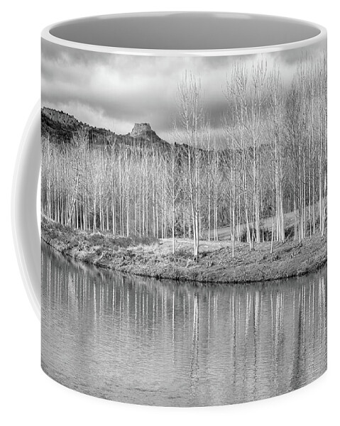 Catalonia Coffee Mug featuring the photograph Tour of the river Ter - Black and white by Jordi Carrio Jamila