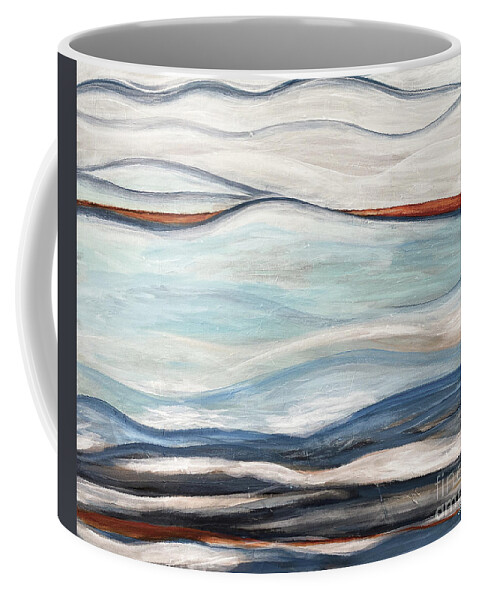 Water Coffee Mug featuring the painting Tranquil by Pamela Schwartz