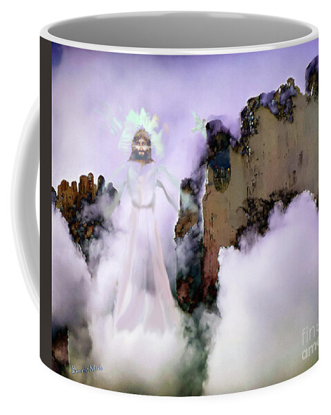 Transfiguration Coffee Mug featuring the painting Transfiguration by Bonnie Marie