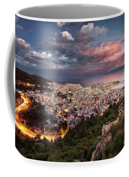 Kavala Coffee Mug featuring the photograph Transition by Elias Pentikis