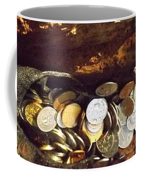 Treasure Coffee Mug featuring the photograph Treasure Bark 3 by Denise Morgan