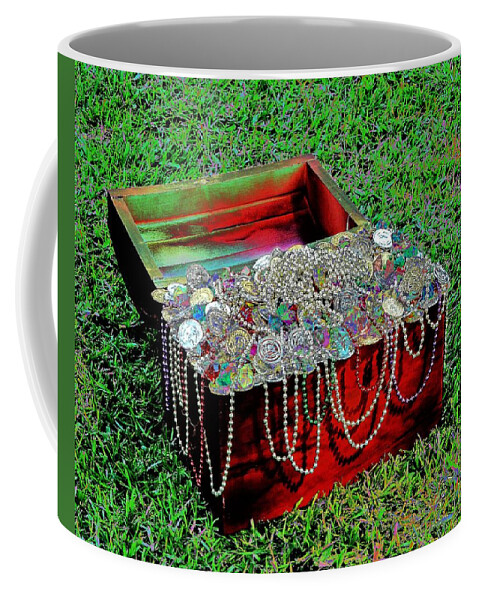 Pirate Coffee Mug featuring the photograph Treasure Chest by Andrew Lawrence