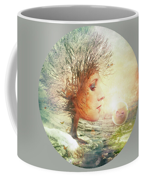 Mythology Coffee Mug featuring the digital art Treasure by Mario Sanchez Nevado