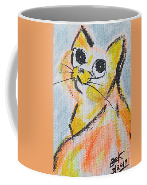 Treat Time Coffee Mug featuring the pastel Treat Time by Brent Knippel