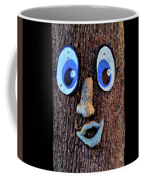 Tree Coffee Mug featuring the photograph Tree Face by Andrew Lawrence