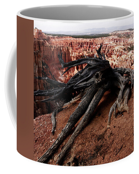 Landscape Coffee Mug featuring the photograph Tree over the Abyss by WonderlustPictures By Tommaso Boddi