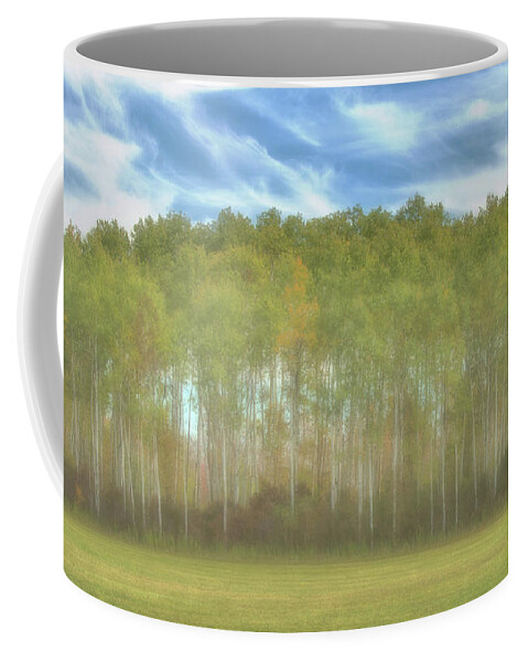Trees Coffee Mug featuring the photograph Trees and Sky by CR Courson