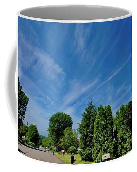 Trees Coffee Mug featuring the photograph Trees of Winton, Summer by Kate Conaboy