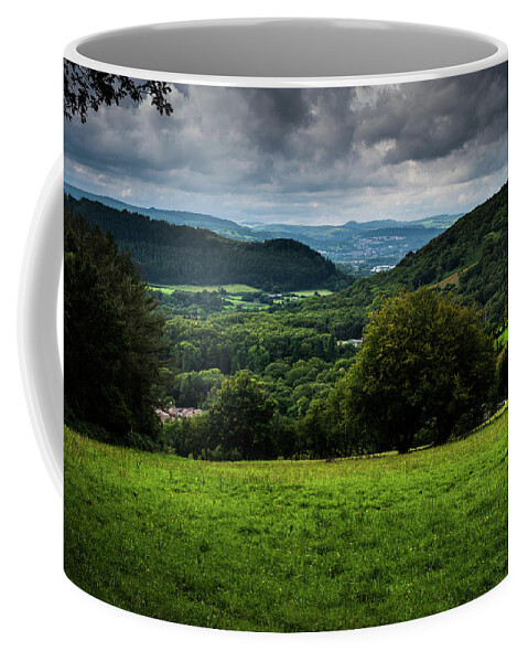 Wales Coffee Mug featuring the photograph Treforest Ahead by Gavin Lewis
