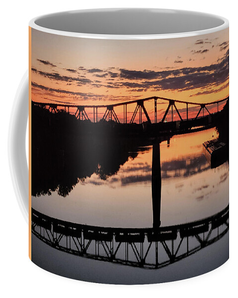 Trestle Coffee Mug featuring the photograph Trestle Over the Black Warrior River by Jeremy Butler