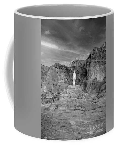 Lot's Wife Coffee Mug featuring the photograph Tribute to Lot's wife by Arik Baltinester