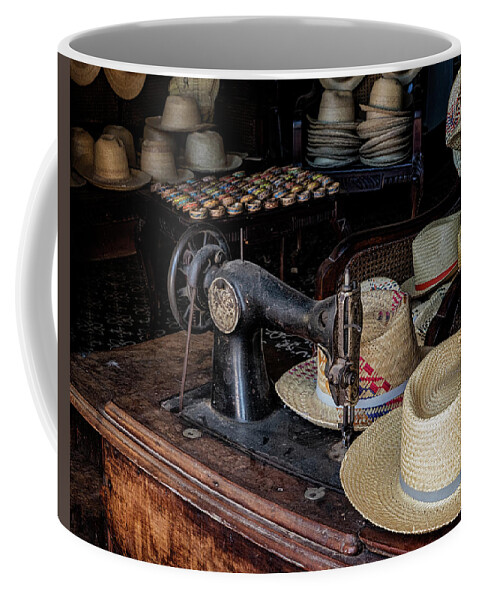 Havana Cuba Coffee Mug featuring the photograph Trinidad Hatter by Tom Singleton