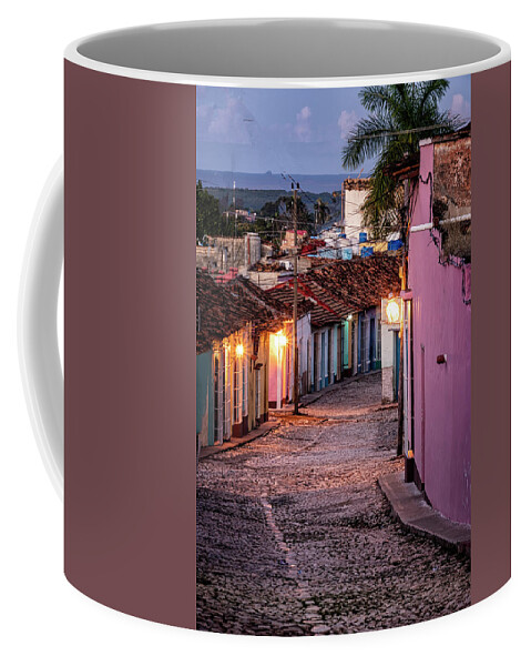 Havana Cuba Coffee Mug featuring the photograph Trinidad Street by Tom Singleton
