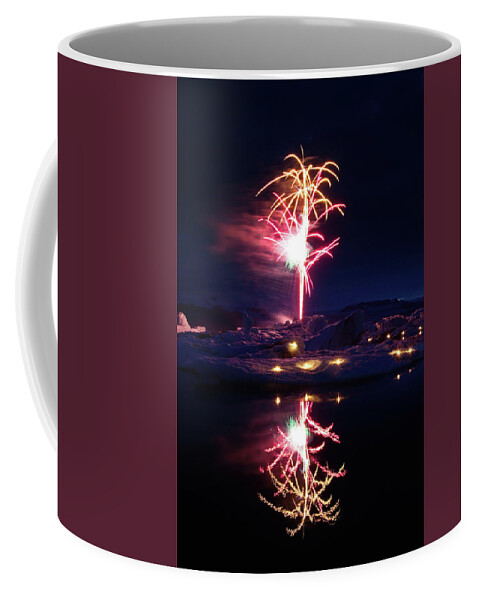 Fireworks Coffee Mug featuring the photograph Tropical ice by Christopher Mathews