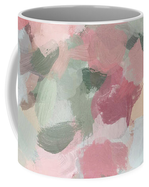 Abstract Coffee Mug featuring the painting Tropical Winds by Rachel Elise