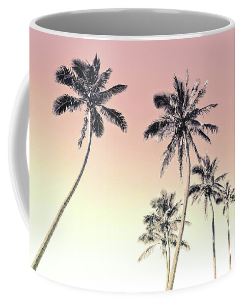 Skyward Palm Trees Coffee Mug featuring the photograph Tropicana by Az Jackson