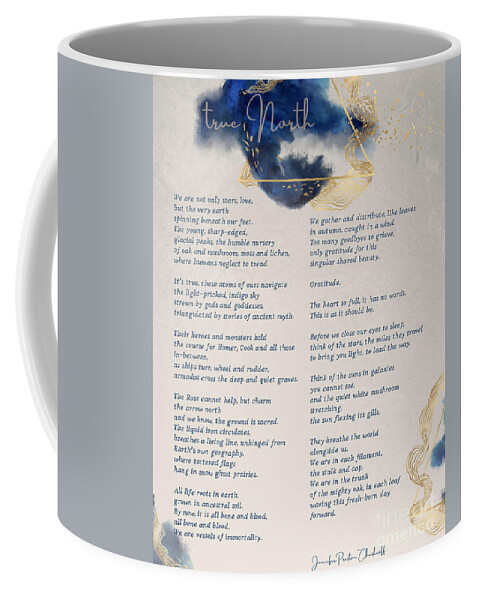 True North Coffee Mug featuring the digital art True North by Jennifer Preston