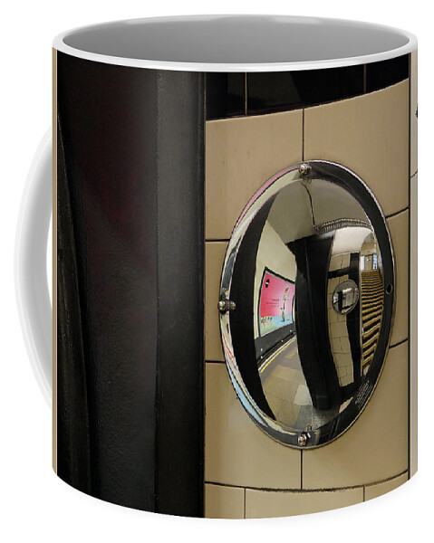 Richard Reeve Coffee Mug featuring the photograph Tube Mirrors by Richard Reeve