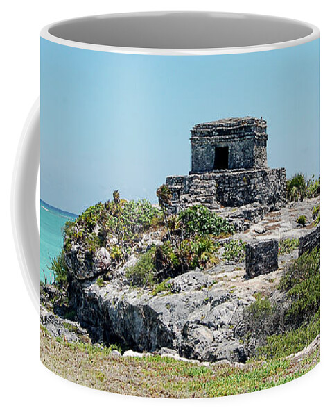 Tulum Coffee Mug featuring the photograph Tulum Ruins by William Scott Koenig