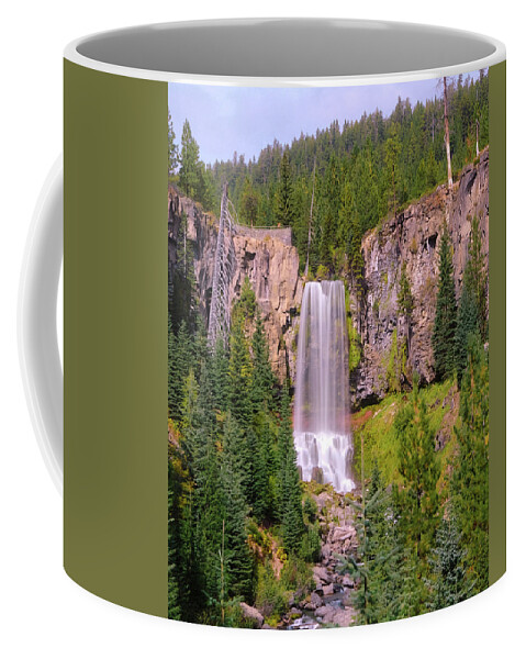 Oregon Coffee Mug featuring the photograph Tumalo Falls by Loyd Towe Photography