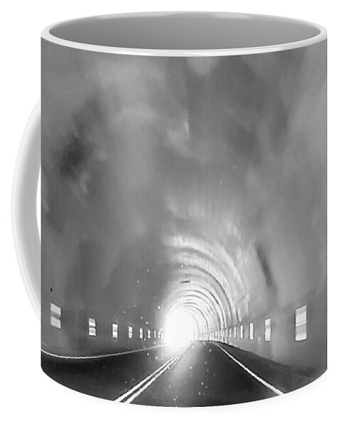 Newby Coffee Mug featuring the photograph Tunnel of Light by Cindy's Creative Corner