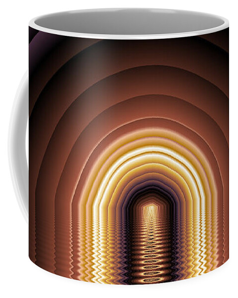 Vic Eberly Coffee Mug featuring the digital art Tunnel of Love by Vic Eberly