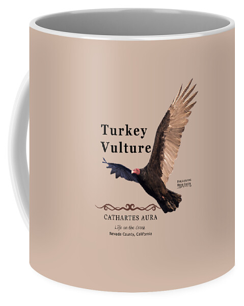Turkey Vulture Coffee Mug featuring the digital art Turkey Vulture Cathartes aura by Lisa Redfern