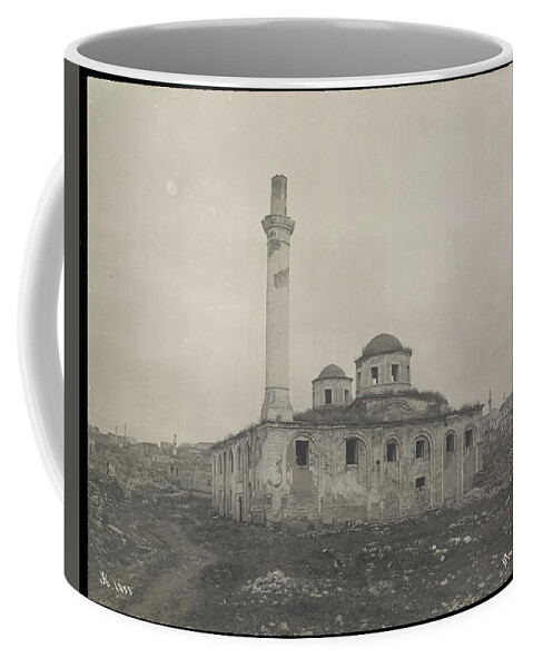 [turkish Ruins] Coffee Mug featuring the painting Turkish Ruins by Artistic Rifki