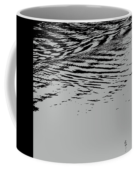 Two Currents Coffee Mug featuring the photograph Two Currents by Attila Meszlenyi