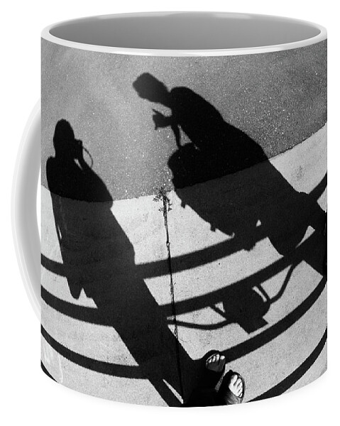 Waiting Coffee Mug featuring the photograph Two Feet by Jim Whitley