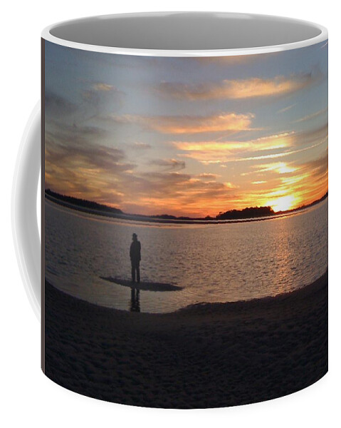Beach Coffee Mug featuring the photograph Tybee Sunset by Lee Darnell
