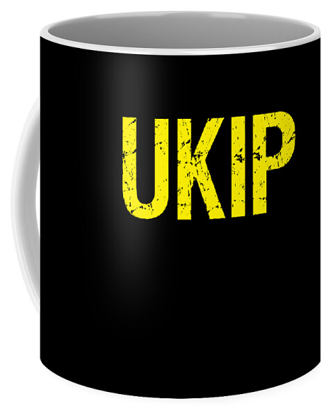Funny Coffee Mug featuring the digital art UKIP UK Independence Party by Flippin Sweet Gear