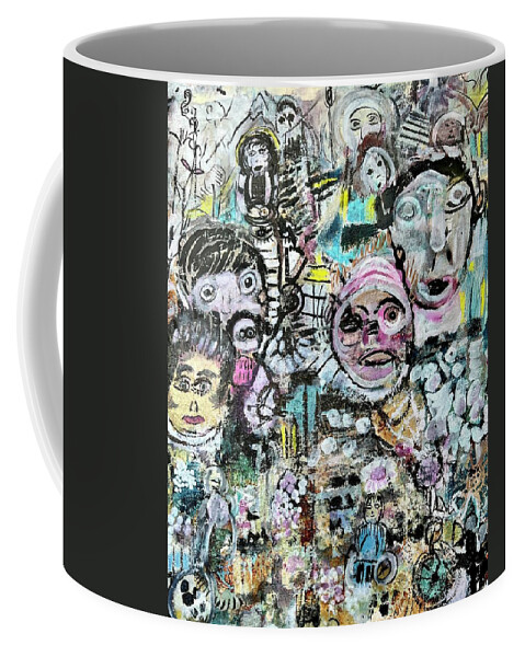  Coffee Mug featuring the painting Women of Ukraine by Tommy McDonell