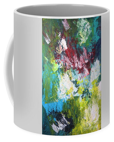 Vertical Coffee Mug featuring the painting Unbridled Joy Of Spring by Catherine Sullivan