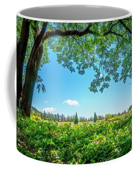 Africa Coffee Mug featuring the photograph Under the Tree by Maria Coulson