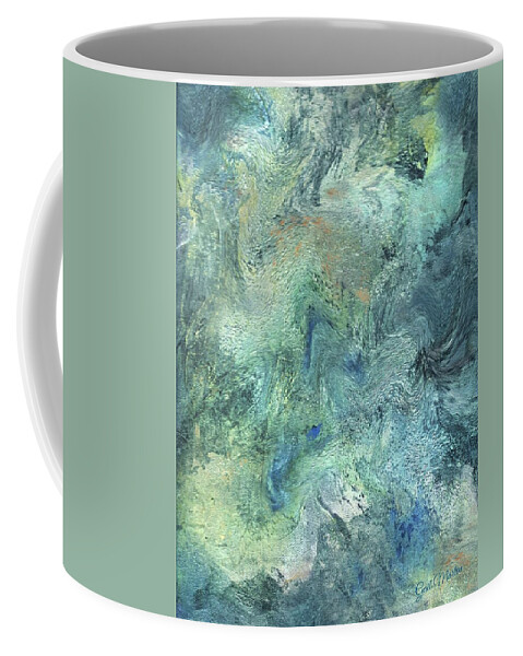 Expressive Coffee Mug featuring the painting Underwater by Gail Marten